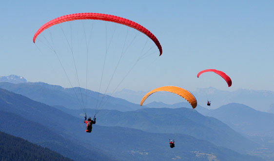 parasailing